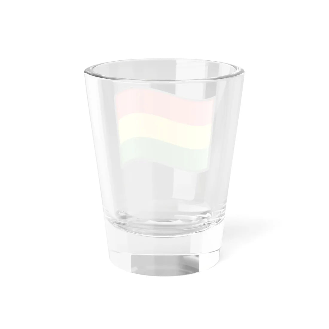 Nuvola Bolivian civil flag (Bolivia) Shot Glass 1.5oz - Go Mug Yourself