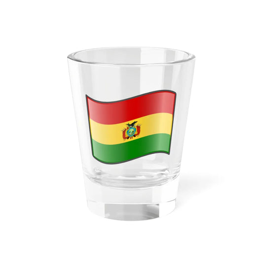 Nuvola Bolivian flag (Bolivia) Shot Glass 1.5oz 1.5oz - Go Mug Yourself