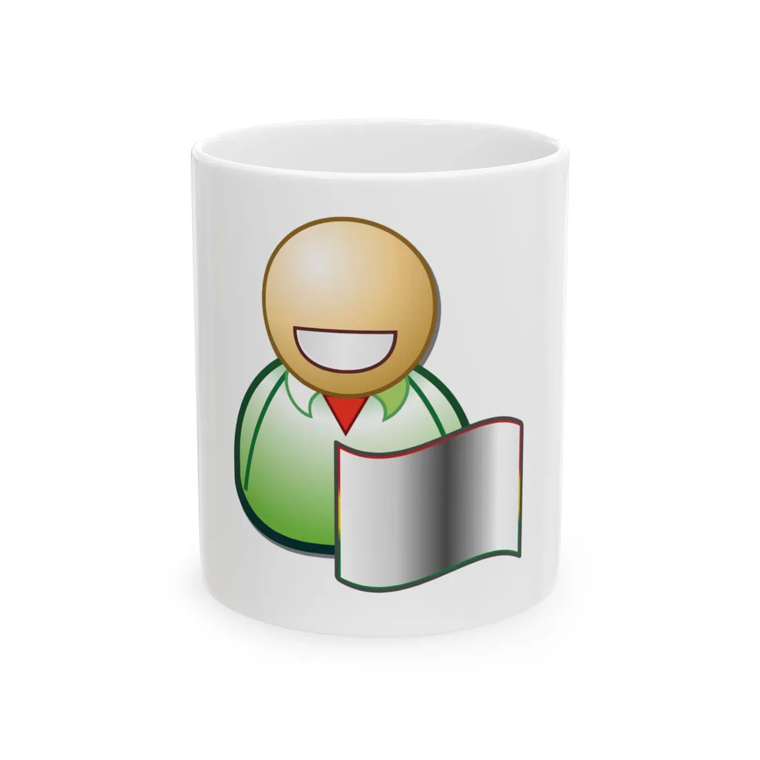 Nuvola Bolivian man icon (Bolivia) White Coffee Mug 11oz - Go Mug Yourself