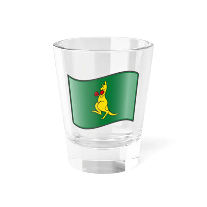 Nuvola Boxing Kangaroo flag (Australia) Shot Glass 1.5oz 1.5oz - Go Mug Yourself
