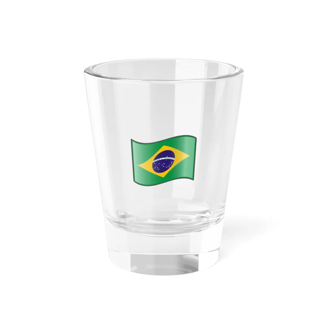 Nuvola Brazilian flag (Brazil) Shot Glass 1.5oz 1.5oz - Go Mug Yourself