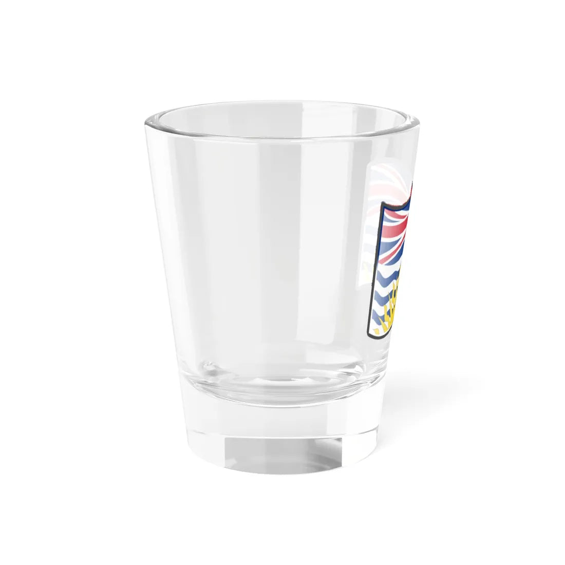 Nuvola British Columbia flag (Canada) Shot Glass 1.5oz - Go Mug Yourself