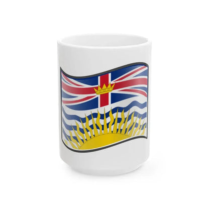 Nuvola British Columbia flag (Canada) White Coffee Mug 15oz - Go Mug Yourself