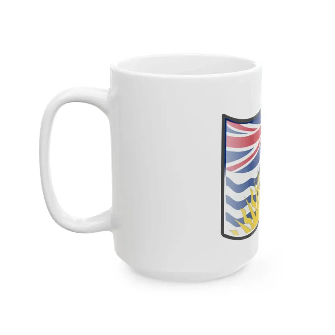 Nuvola British Columbia flag (Canada) White Coffee Mug - Go Mug Yourself