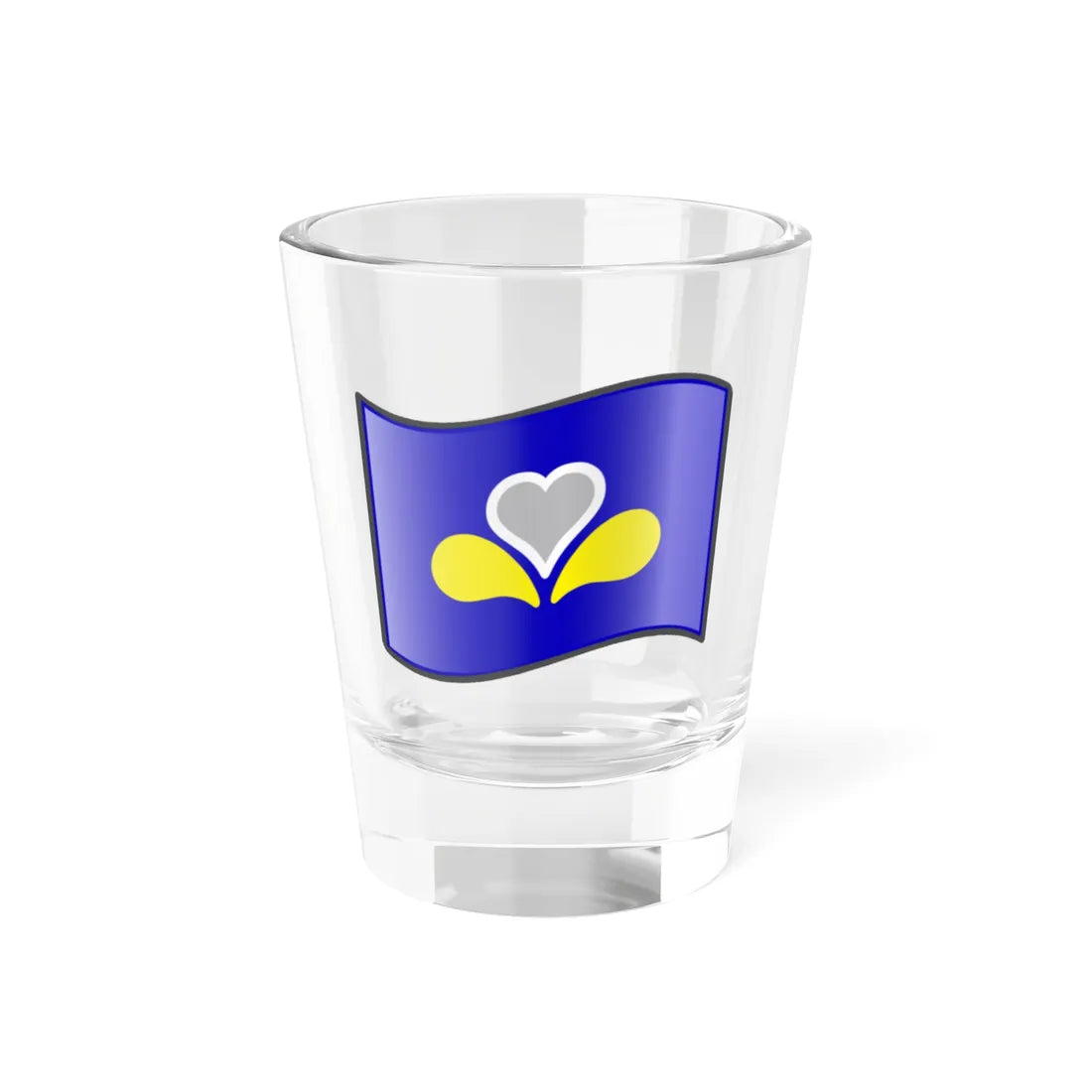 Nuvola Brussels flag (Belgium) Shot Glass 1.5oz 1.5oz - Go Mug Yourself