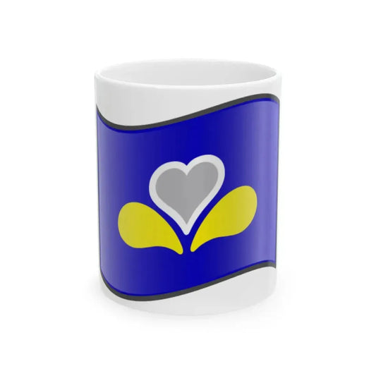 Nuvola Brussels flag (Belgium) White Coffee Mug 11oz - Go Mug Yourself