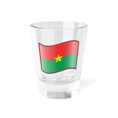 Nuvola Burkina Faso flag (Burkina Faso) Shot Glass 1.5oz 1.5oz - Go Mug Yourself