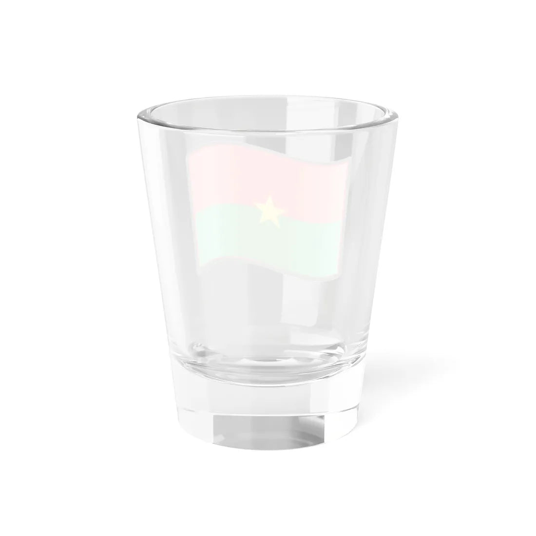 Nuvola Burkina Faso flag (Burkina Faso) Shot Glass 1.5oz - Go Mug Yourself
