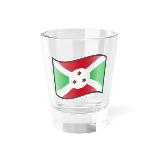 Nuvola Burundian flag (Burundi) Shot Glass 1.5oz 1.5oz - Go Mug Yourself