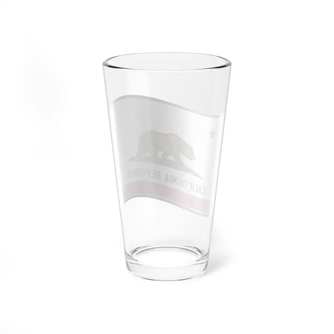Nuvola California flag (United States) Pint Glass 16oz - Go Mug Yourself