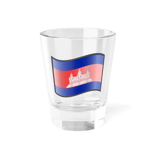 Nuvola Cambodia flag (Cambodia) Shot Glass 1.5oz 1.5oz - Go Mug Yourself