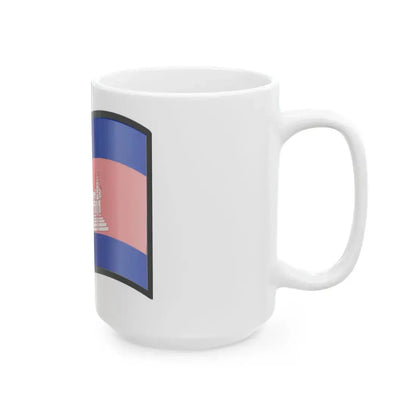 Nuvola Cambodia flag (Cambodia) White Coffee Mug - Go Mug Yourself