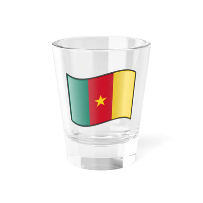 Nuvola Cameroon flag (Cameroon) Shot Glass 1.5oz 1.5oz - Go Mug Yourself