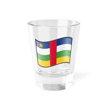 Nuvola Central African Republic flag (Central African Republic) Shot Glass 1.5oz 1.5oz - Go Mug Yourself