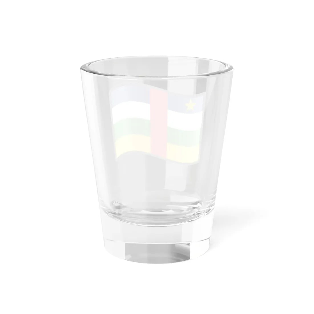 Nuvola Central African Republic flag (Central African Republic) Shot Glass 1.5oz - Go Mug Yourself
