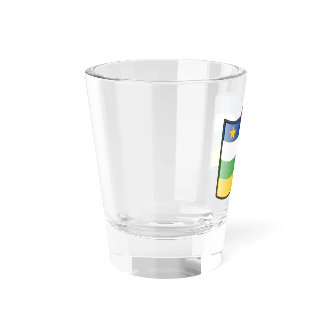 Nuvola Central African Republic flag (Central African Republic) Shot Glass 1.5oz - Go Mug Yourself