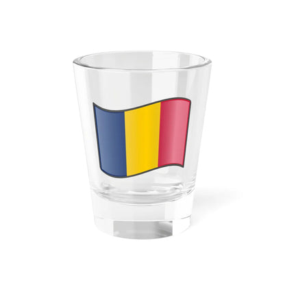 Nuvola Chadian flag (Chad) Shot Glass 1.5oz 1.5oz - Go Mug Yourself