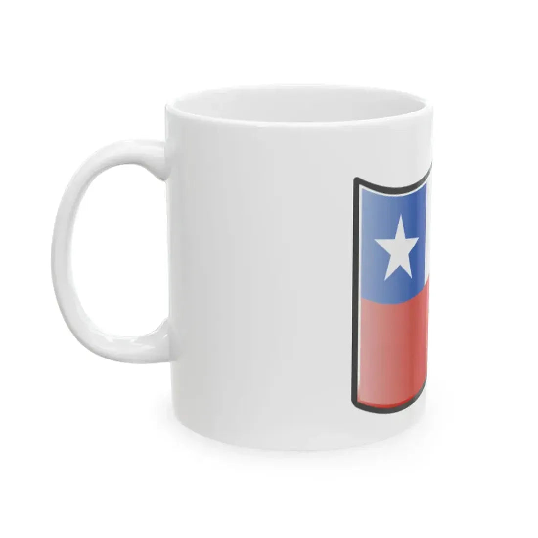 Nuvola Chile flag (Chile) White Coffee Mug - Go Mug Yourself