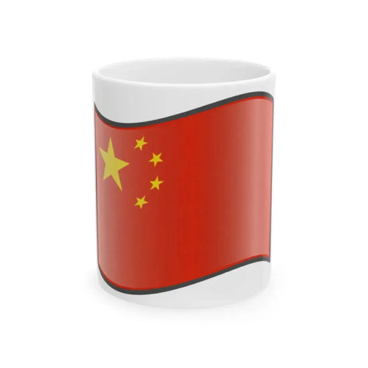 Nuvola Chinese flag (China) White Coffee Mug 11oz - Go Mug Yourself