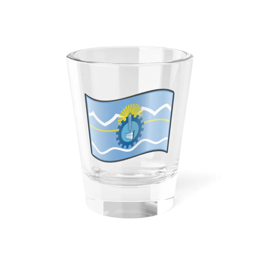 Nuvola Chubut flag (Argentina) Shot Glass 1.5oz 1.5oz - Go Mug Yourself