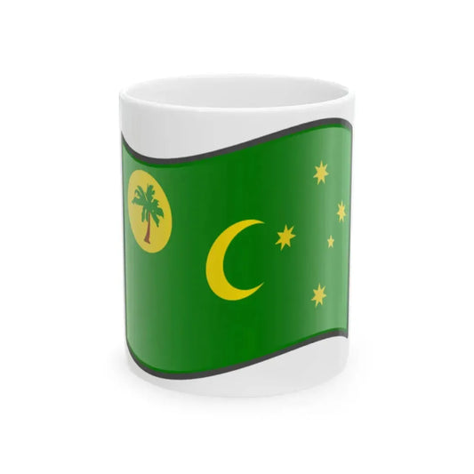 Nuvola Cocos flag (Australia) White Coffee Mug 11oz - Go Mug Yourself