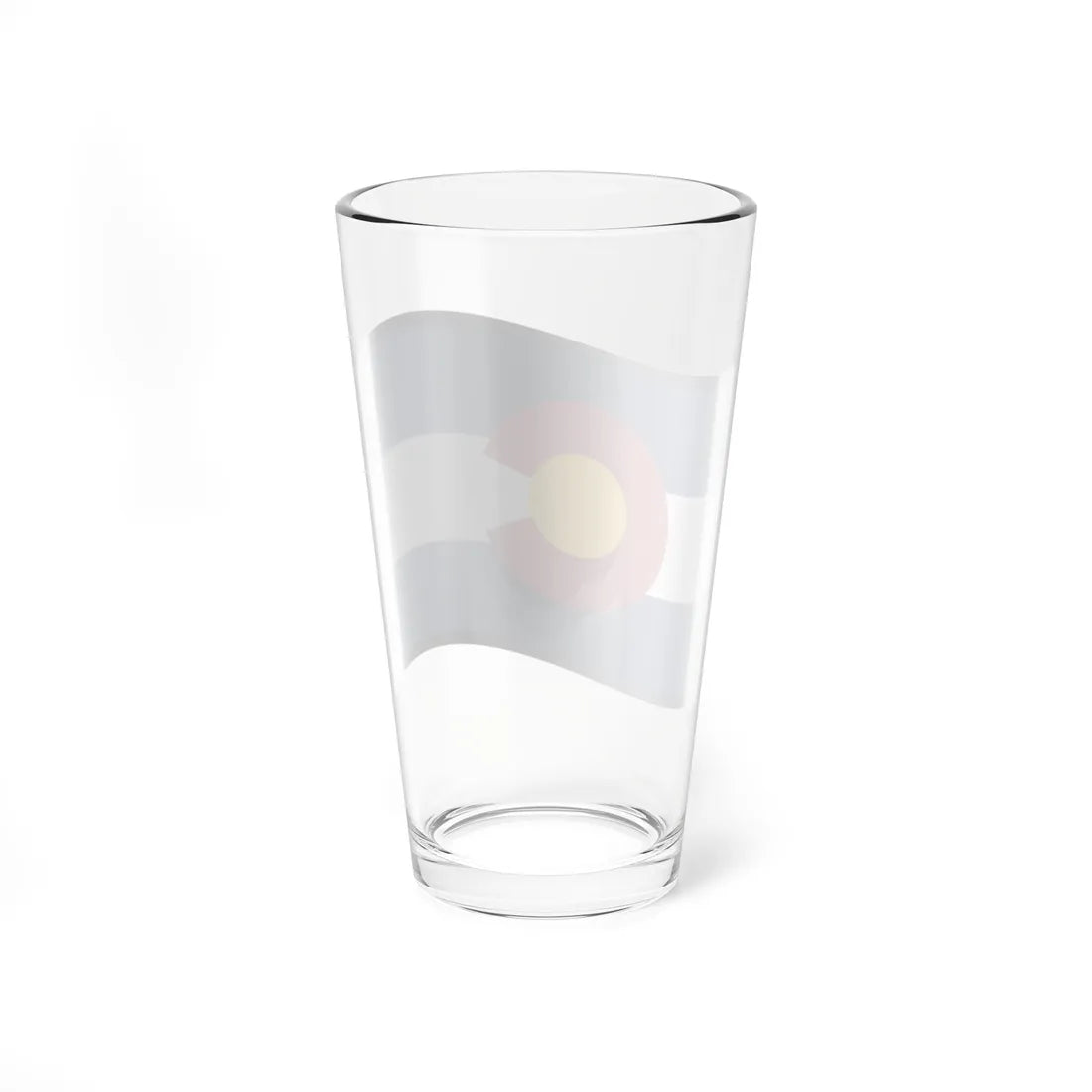 Nuvola Colorado flag (United States) Pint Glass 16oz - Go Mug Yourself