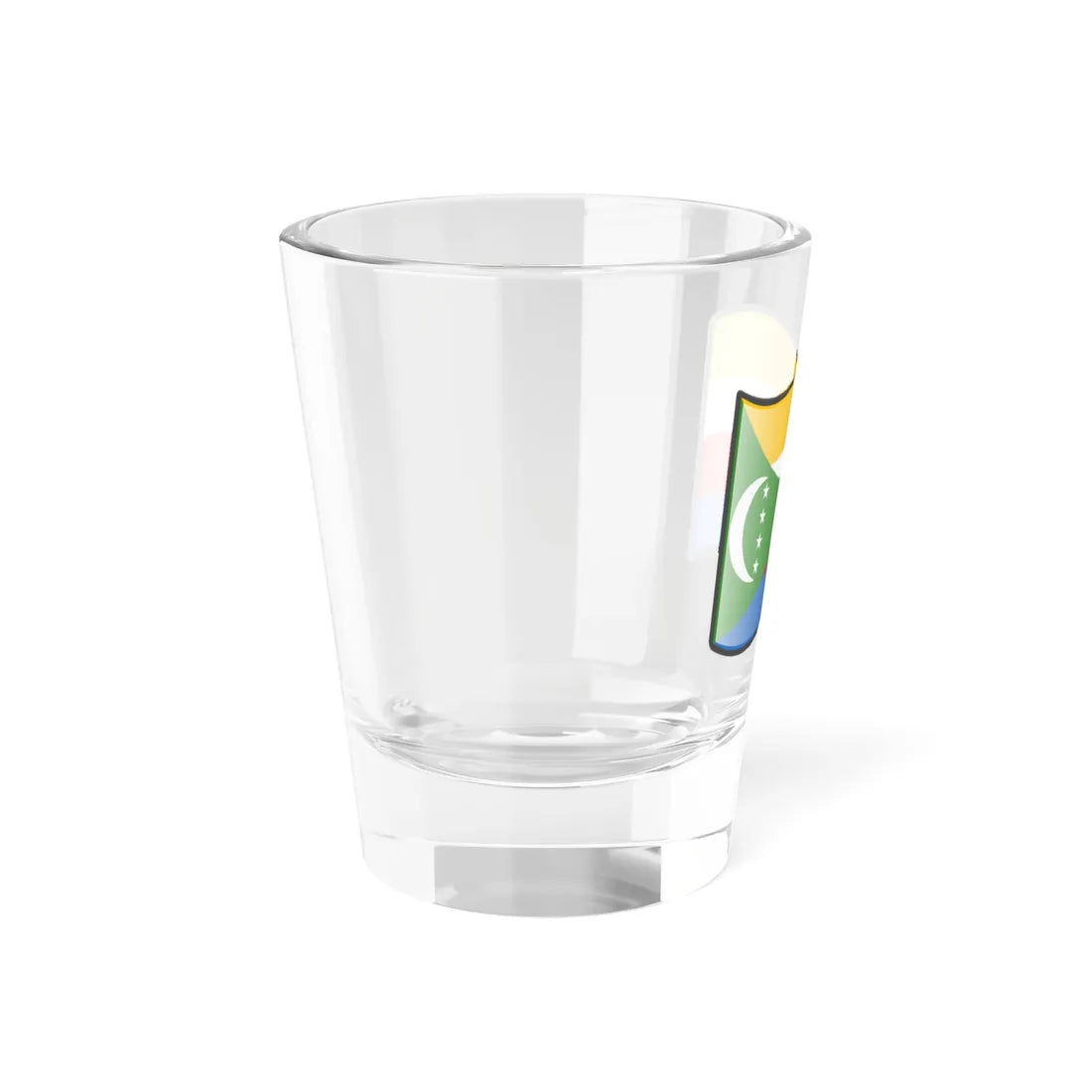 Nuvola Comorian flag (Comoros) Shot Glass 1.5oz - Go Mug Yourself