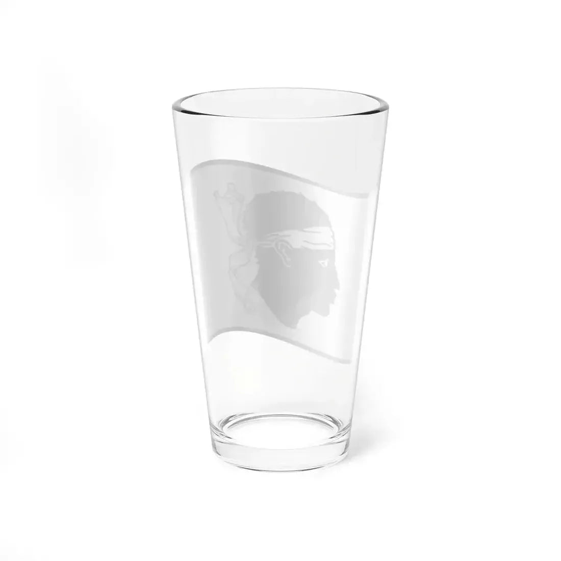 Nuvola Corsica flag (France) Pint Glass 16oz - Go Mug Yourself