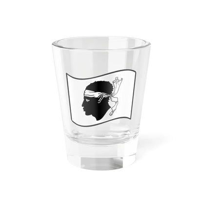 Nuvola Corsica flag (France) Shot Glass 1.5oz 1.5oz - Go Mug Yourself