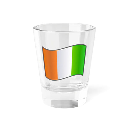 Nuvola Cote dIvoire flag Shot Glass 1.5oz 1.5oz - Go Mug Yourself