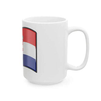 Nuvola Croatian flag (Croatia) White Coffee Mug - Go Mug Yourself