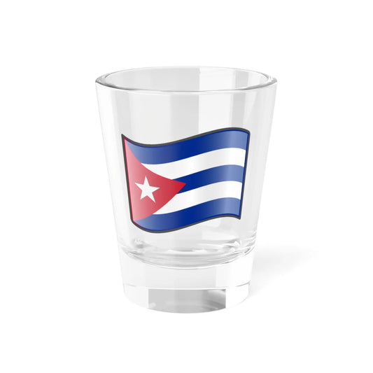 Nuvola Cuban flag (Cuba) Shot Glass 1.5oz 1.5oz - Go Mug Yourself
