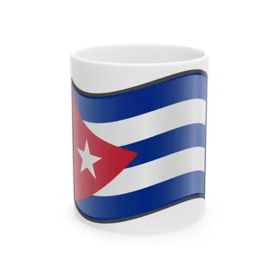 Nuvola Cuban flag (Cuba) White Coffee Mug 11oz - Go Mug Yourself