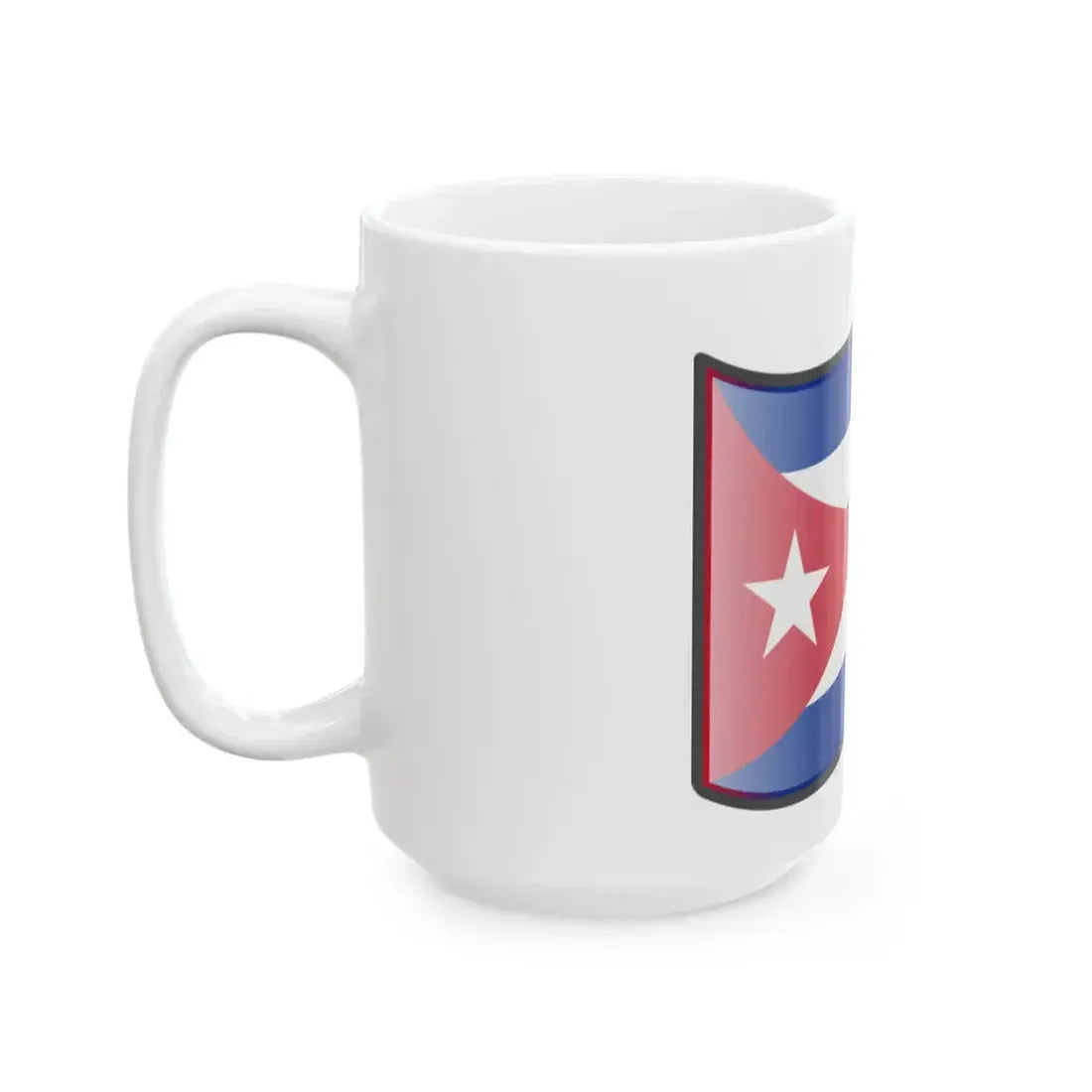 Nuvola Cuban flag (Cuba) White Coffee Mug - Go Mug Yourself