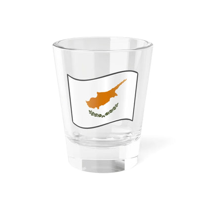 Nuvola Cypriot flag (Cyprus) Shot Glass 1.5oz 1.5oz - Go Mug Yourself