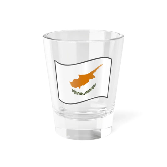 Nuvola Cypriot flag (Cyprus) Shot Glass 1.5oz 1.5oz - Go Mug Yourself