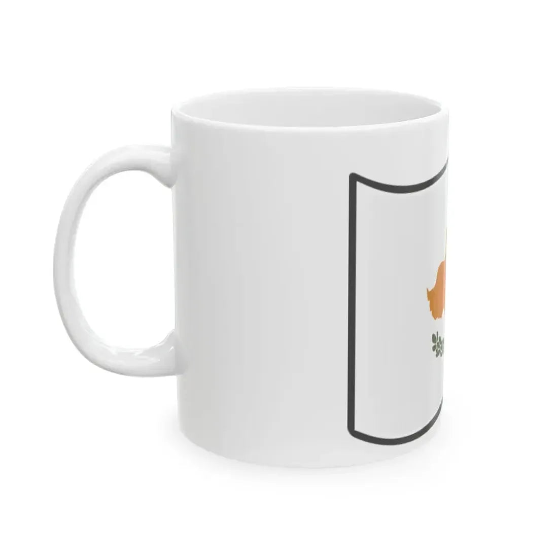 Nuvola Cypriot flag (Cyprus) White Coffee Mug - Go Mug Yourself