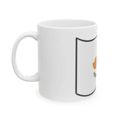 Nuvola Cypriot flag (Cyprus) White Coffee Mug - Go Mug Yourself
