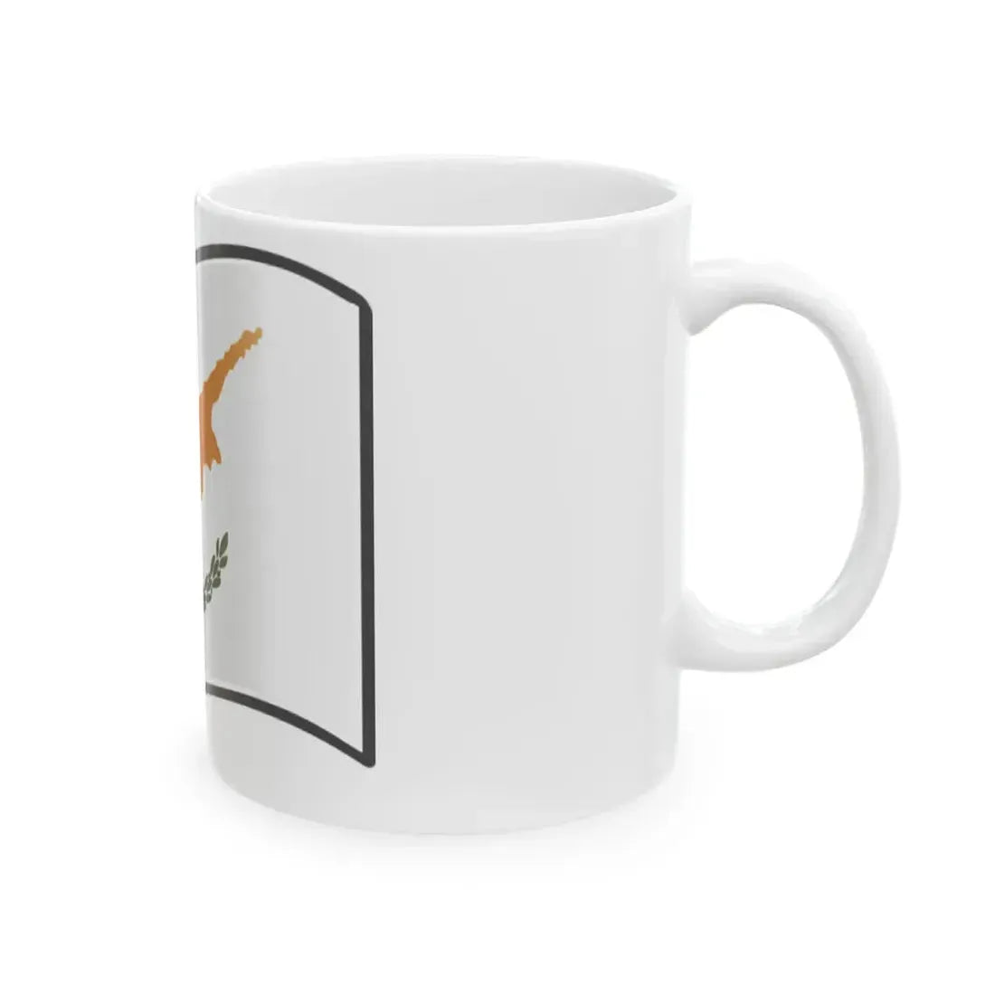 Nuvola Cypriot flag (Cyprus) White Coffee Mug - Go Mug Yourself