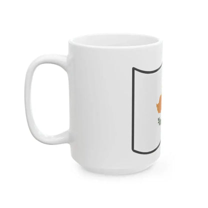 Nuvola Cypriot flag (Cyprus) White Coffee Mug - Go Mug Yourself