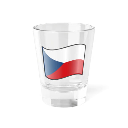 Nuvola Czech flag (Czech Republic) Shot Glass 1.5oz 1.5oz - Go Mug Yourself