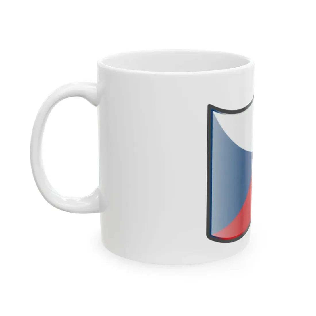 Nuvola Czech flag (Czech Republic) White Coffee Mug - Go Mug Yourself