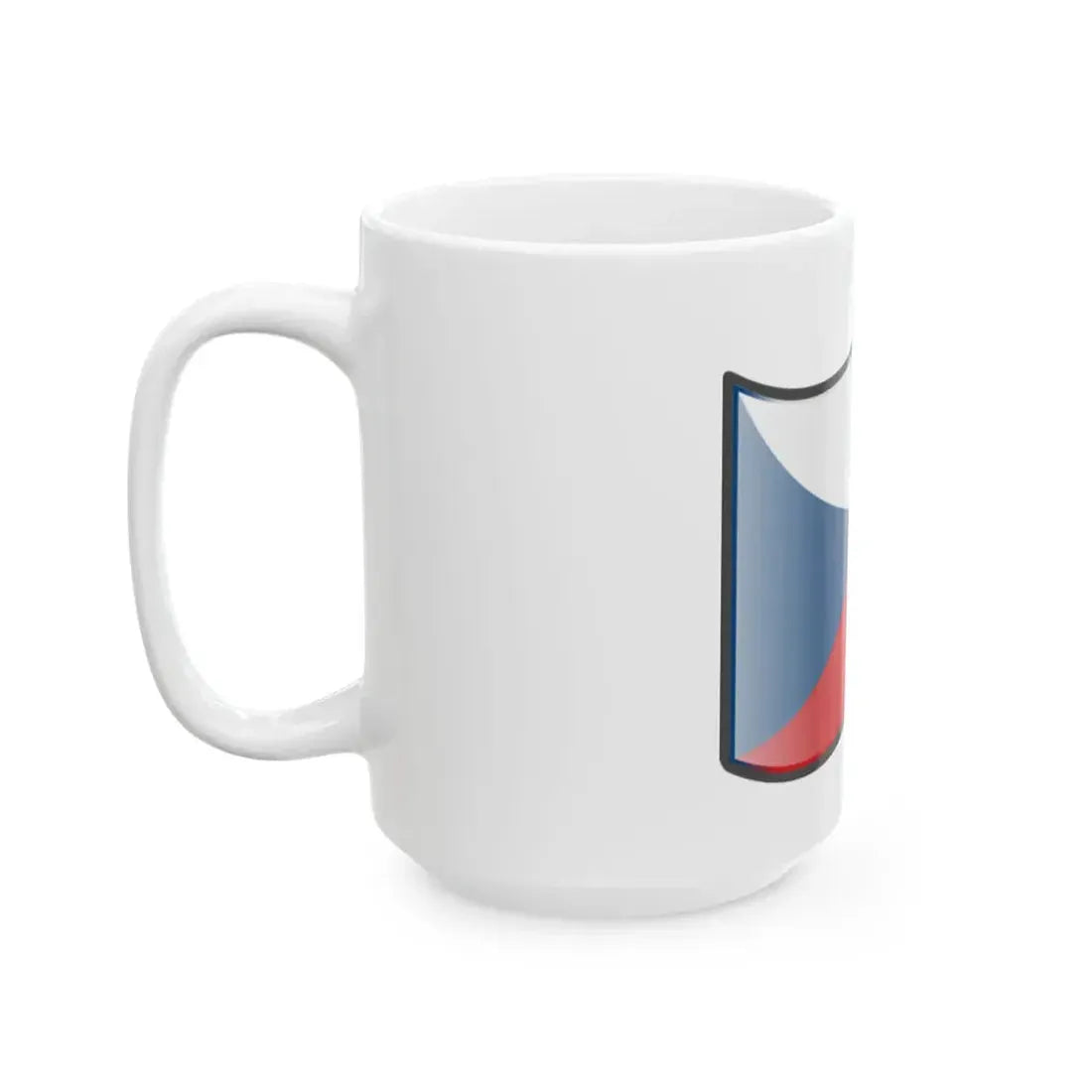 Nuvola Czech flag (Czech Republic) White Coffee Mug - Go Mug Yourself