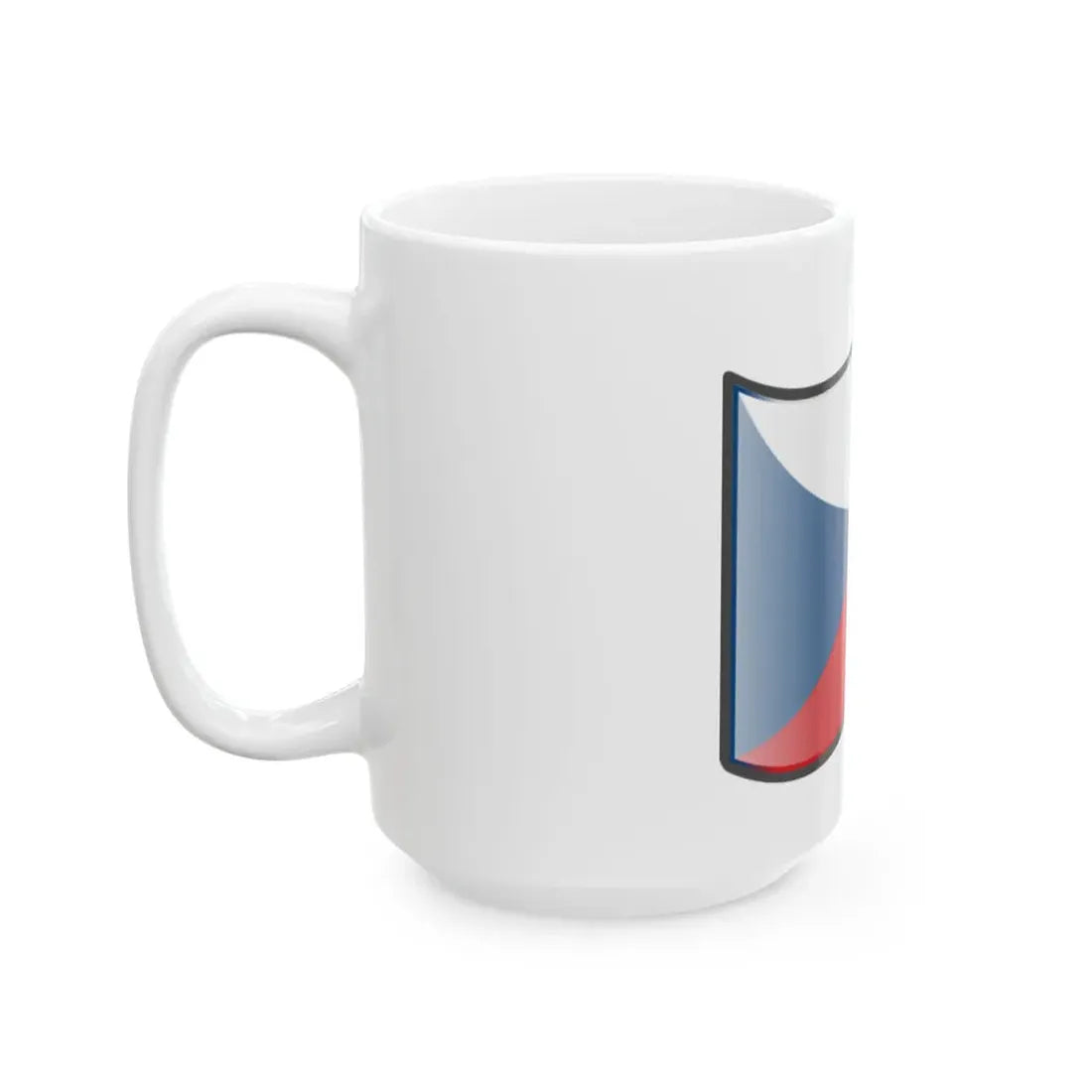 Nuvola Czech flag (Czech Republic) White Coffee Mug - Go Mug Yourself