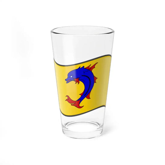 Nuvola Dauphine flag (France) Pint Glass 16oz 16oz - Go Mug Yourself