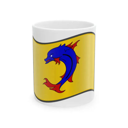 Nuvola Dauphine flag (France) White Coffee Mug 11oz - Go Mug Yourself