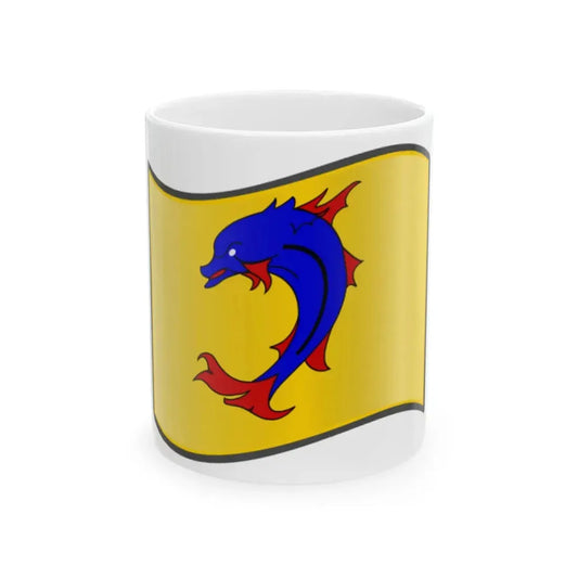 Nuvola Dauphine flag (France) White Coffee Mug 11oz - Go Mug Yourself