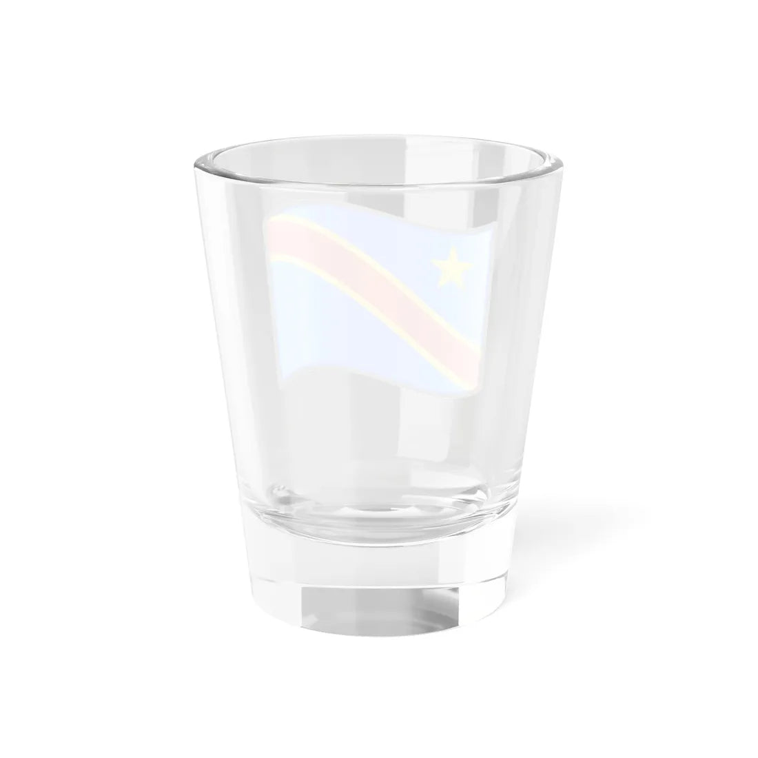 Nuvola Democratic Republic of the Congo flag (Congo) Shot Glass 1.5oz - Go Mug Yourself