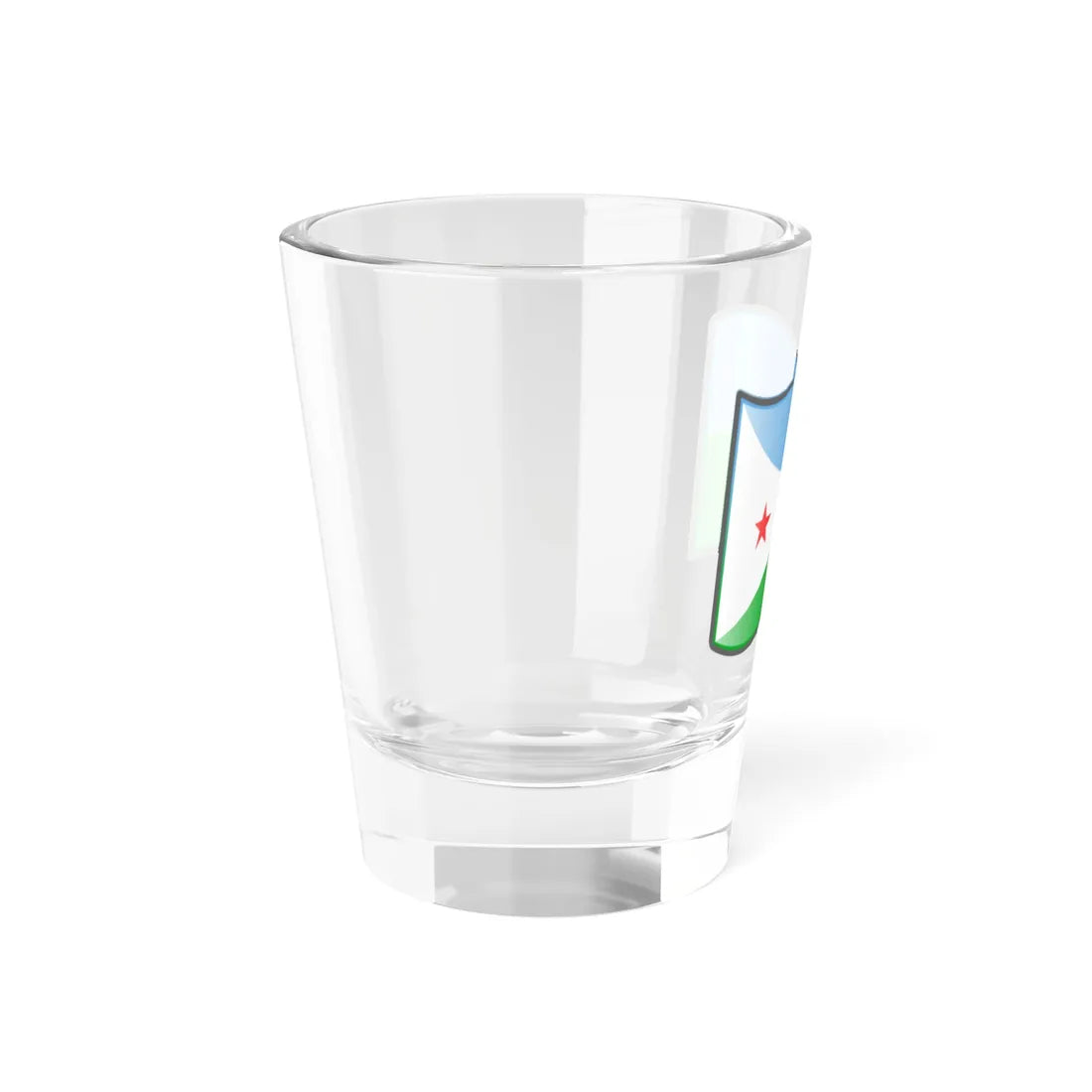 Nuvola Djiboutian flag (Djibouti) Shot Glass 1.5oz - Go Mug Yourself