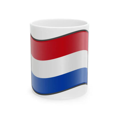 Nuvola Dutch flag (Netherlands) White Coffee Mug 11oz - Go Mug Yourself